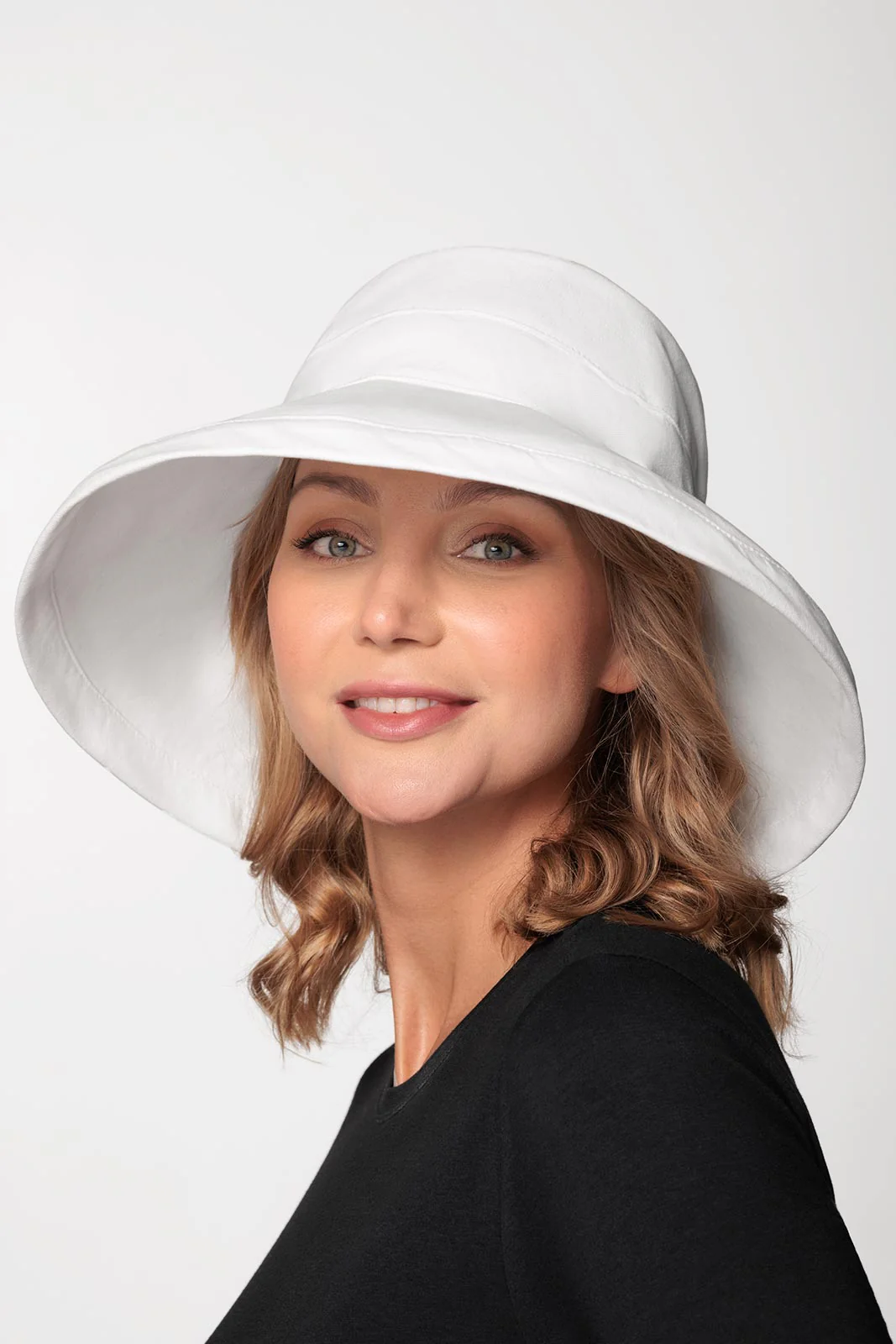 Women's Sydney Kettle Brim Hat | White - Image 2
