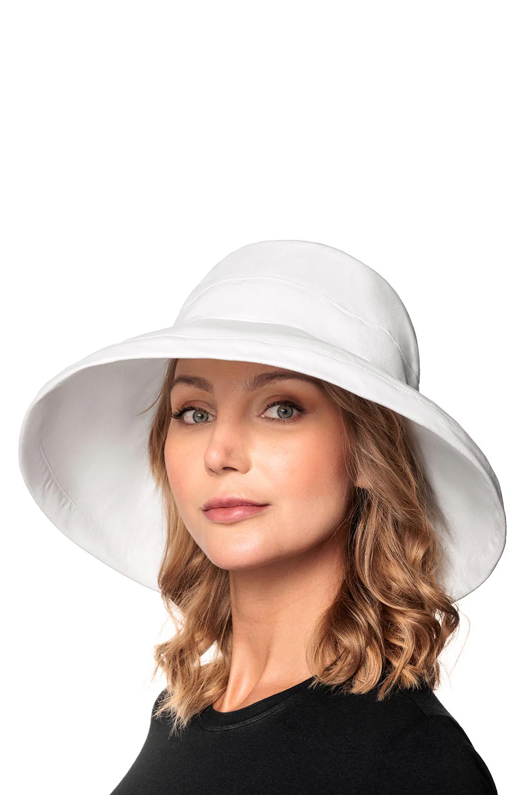Women's Sydney Kettle Brim Hat | White - Image 4