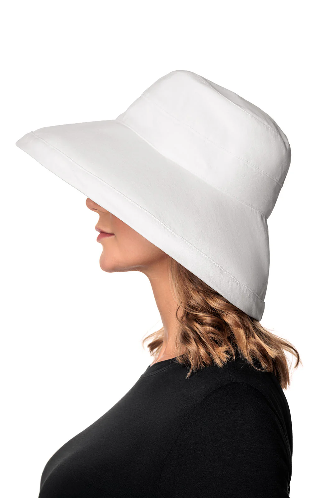 Women's Sydney Kettle Brim Hat | White - Image 5