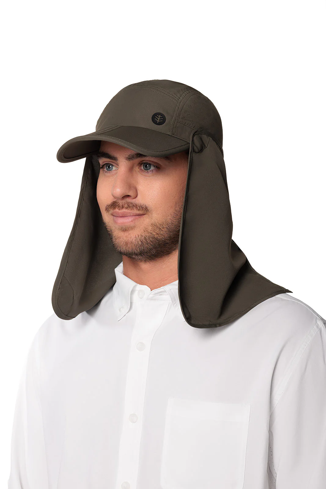 Teton Lightweight Neck Drape Hat | Deep Olive - Image 2