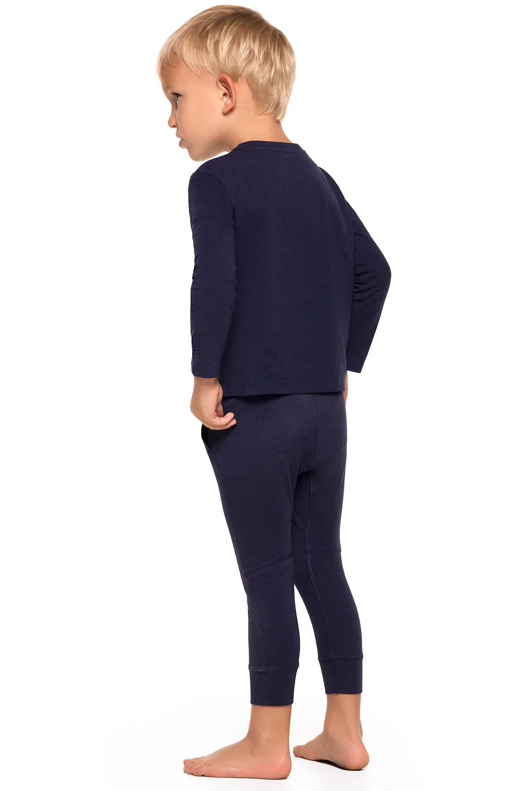 Toddler Coco Plum Everyday Long Sleeve T-Shirt | Navy - Image 6