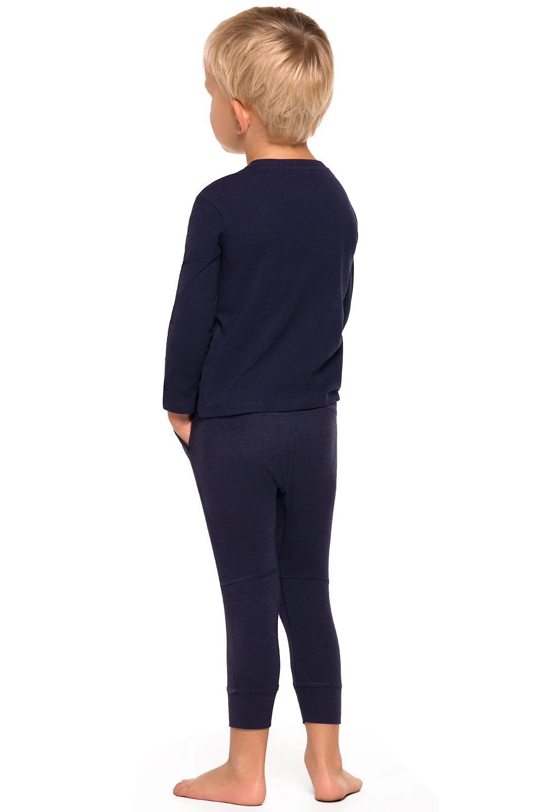 Toddler Coco Plum Everyday Long Sleeve T-Shirt | Navy - Image 7