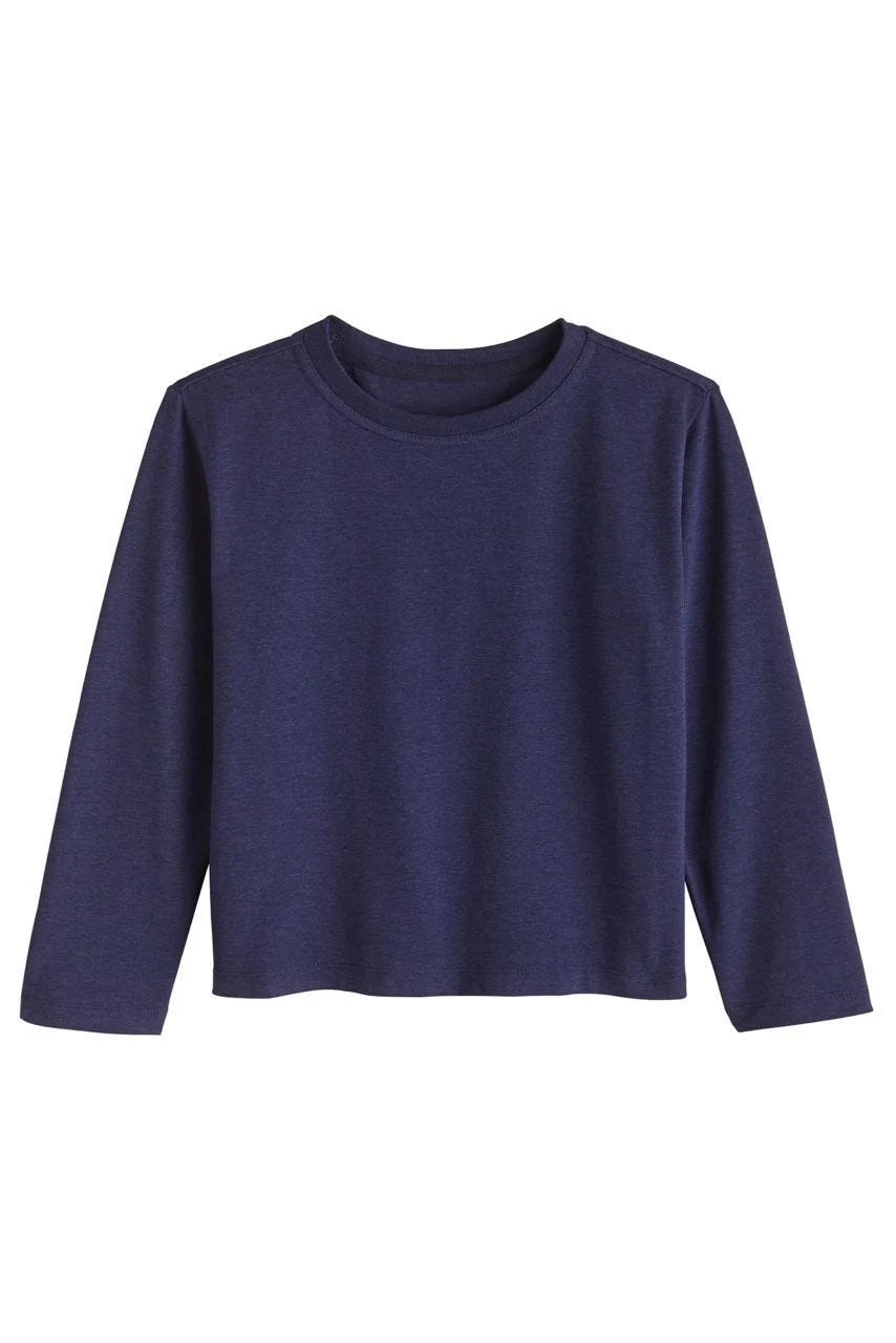 Toddler Coco Plum Everyday Long Sleeve T-Shirt | Navy - Image 8