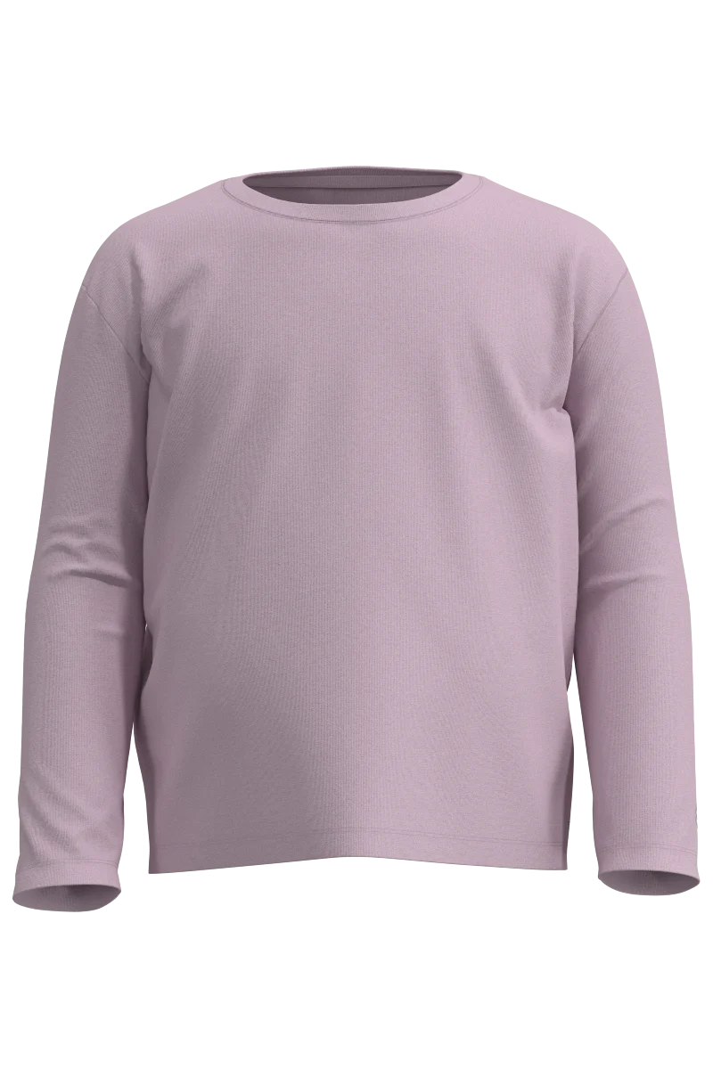 Toddler Coco Plum Everyday Long Sleeve T-Shirt | Powder - Image 2