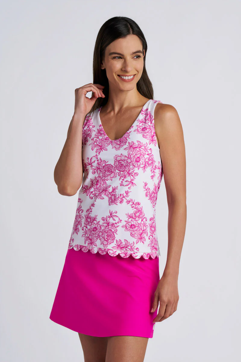 Women's Acropora Scallop Swim Tank | Regular Parent