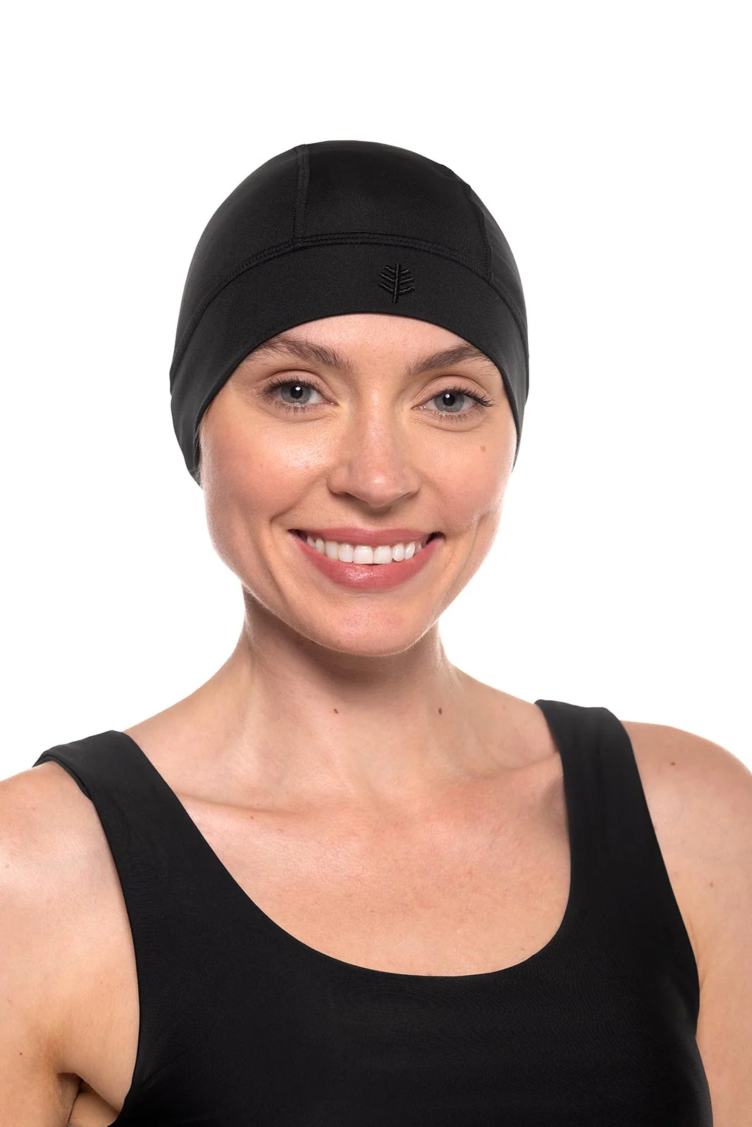 Unisex Aqua Sun Skully Cap | Black - Image 4