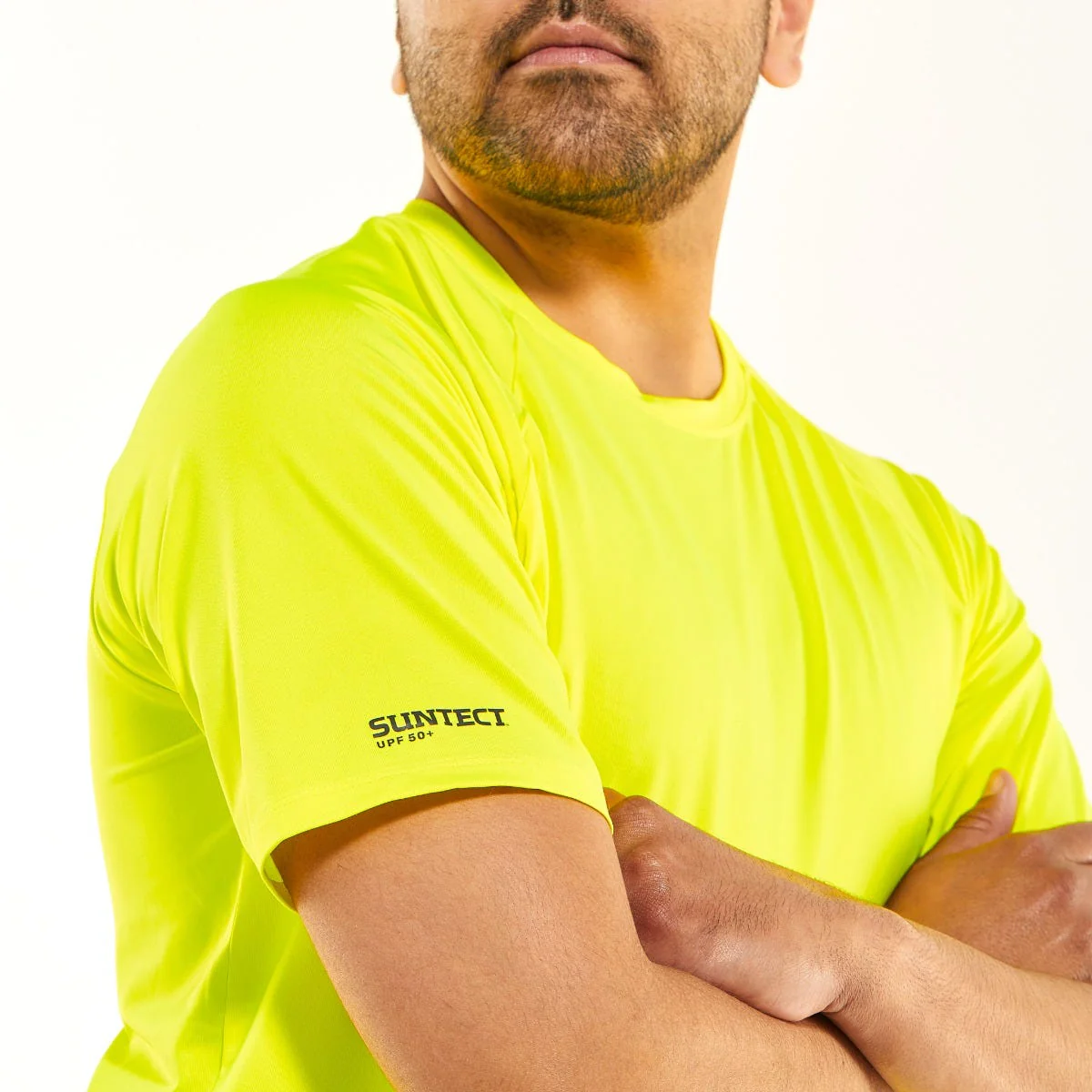 Unisex Bosun Crew Neck Short Sleeve Tee | Safety Yellow - Image 5