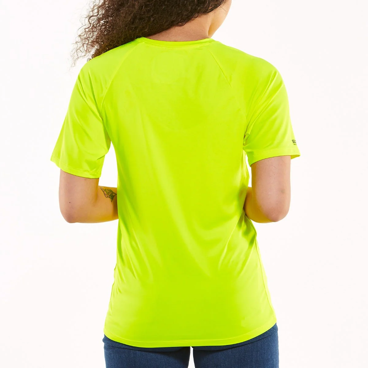 Unisex Bosun Crew Neck Short Sleeve Tee | Safety Yellow - Image 7