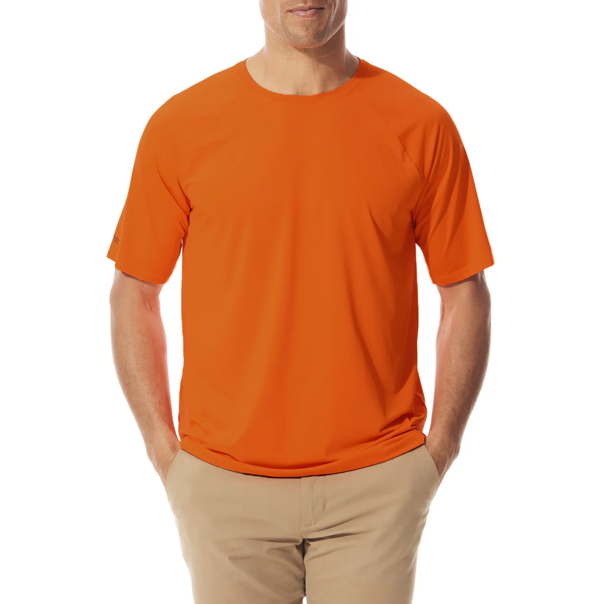 Unisex Bosun Crew Neck Short Sleeve Tee | Zone Orange - Image 2