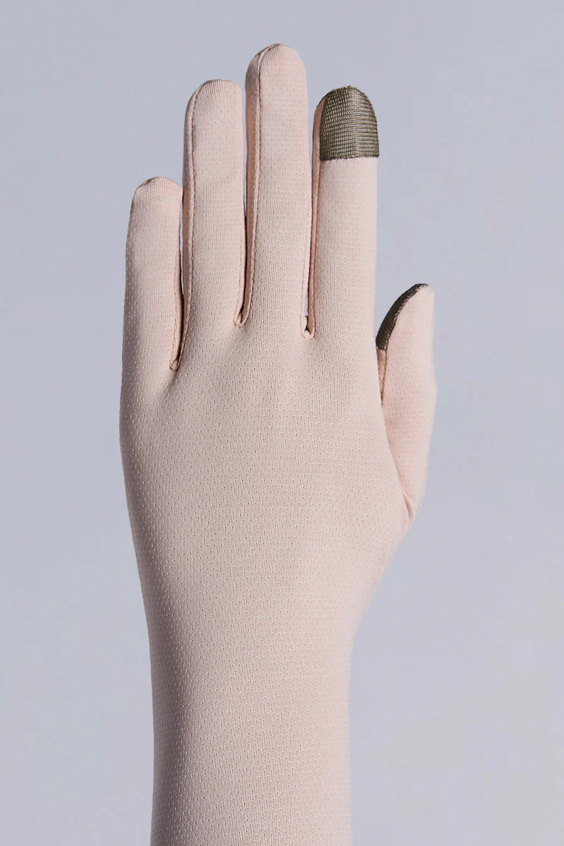 Unisex Culebra Long Full Finger Gloves | Beige - Image 5