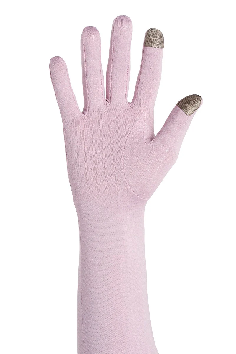 Unisex Culebra Long Full Finger Gloves | Dusty Mauve - Image 5