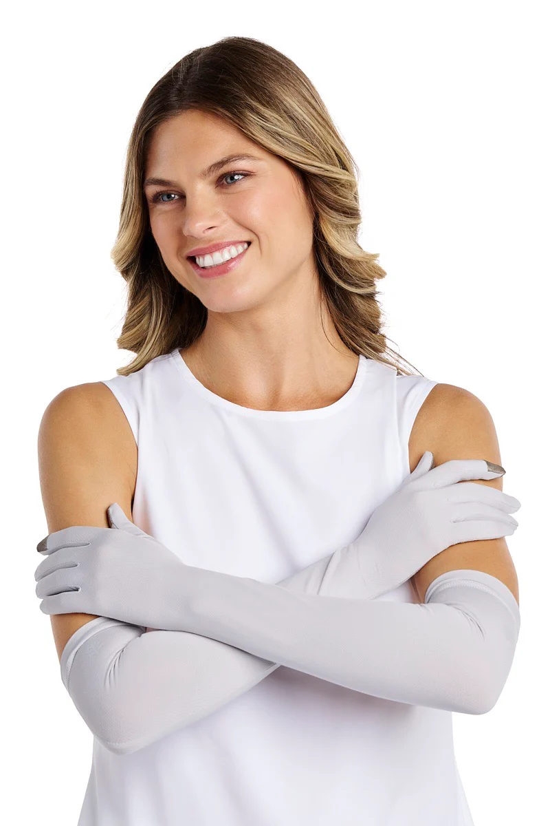 Unisex Culebra Long Full Finger Gloves | Sleek Grey - Image 4