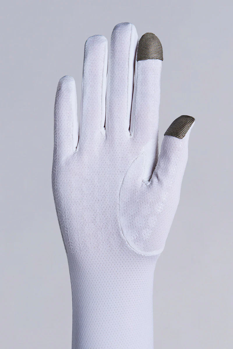 Unisex Culebra Long Full Finger Gloves | White - Image 5