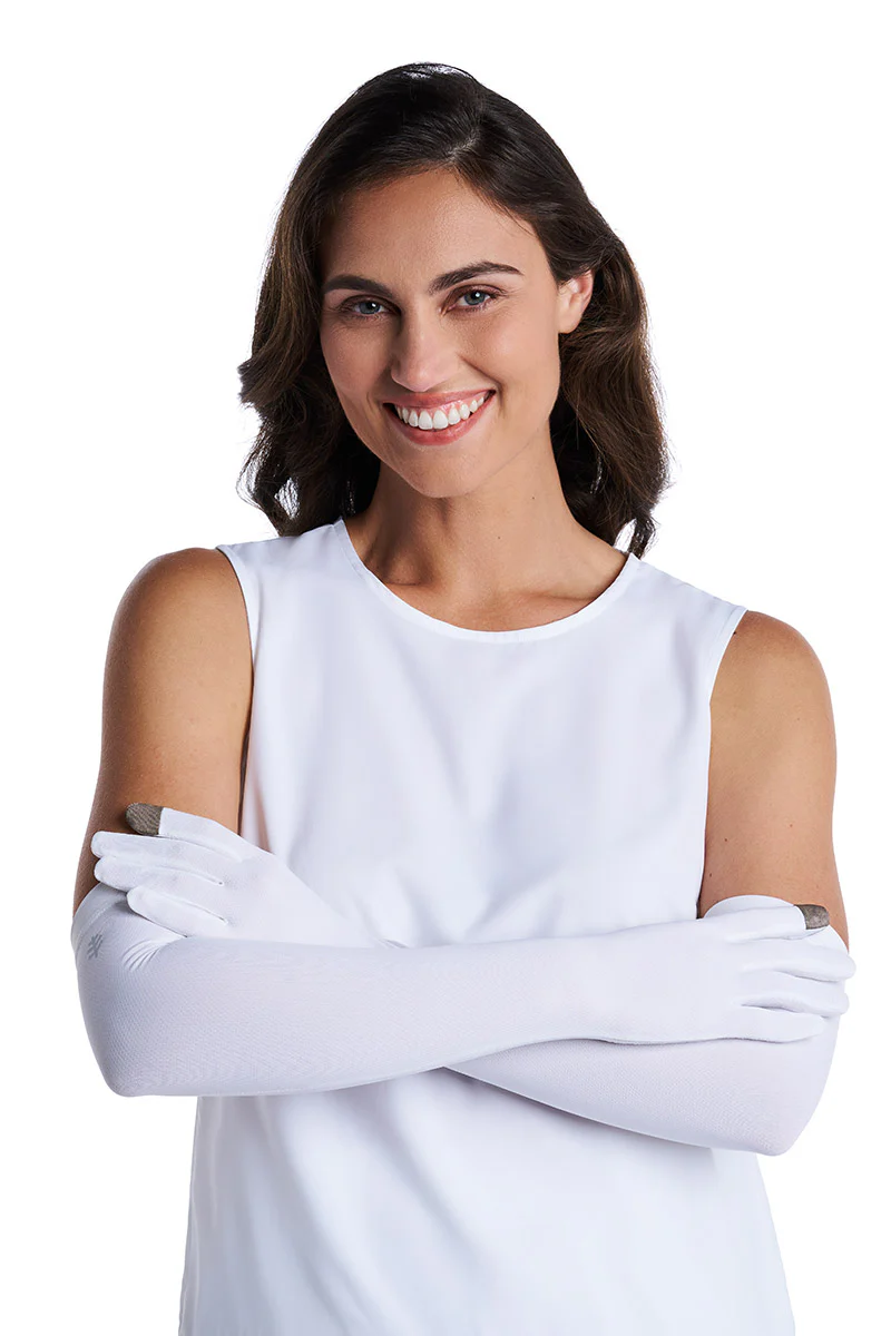 Unisex Culebra Long Full Finger Gloves | White - Image 6
