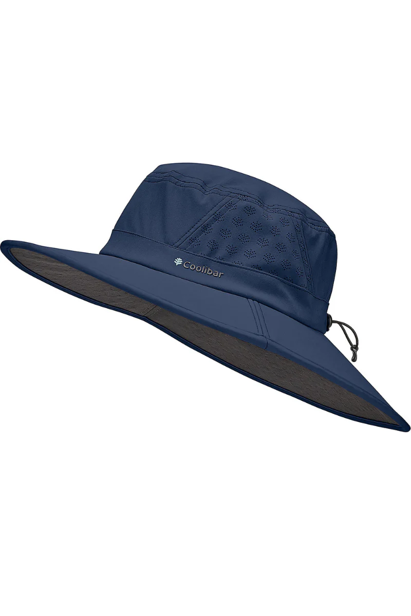 Fore Performance Golf Hat with Wide Brim | Navy - Image 4