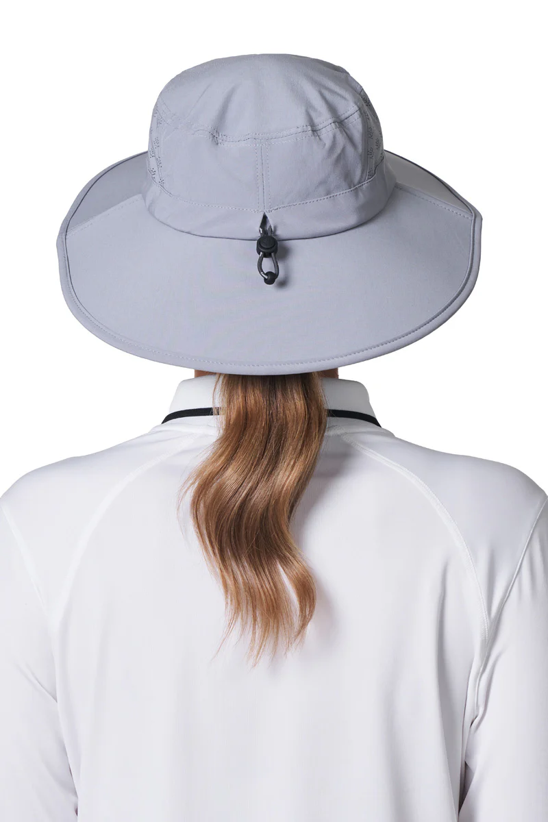 Fore Performance Golf Hat with Wide Brim | Steel Grey - Image 6
