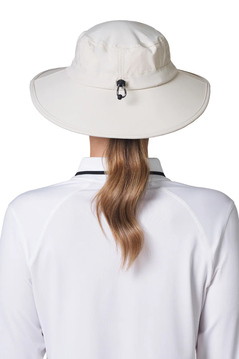 Fore Performance Golf Hat with Wide Brim | Stone - Image 7