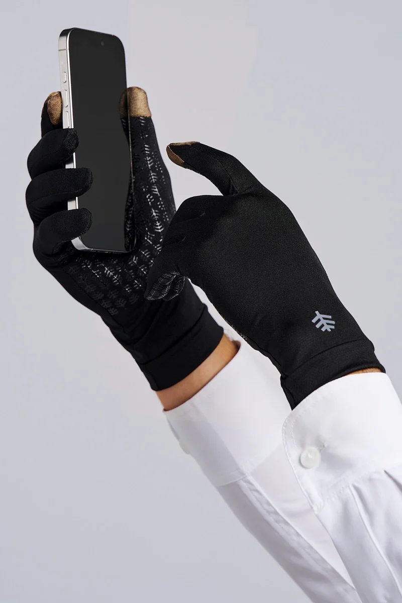 Unisex Gannett Full Finger Gloves | Black - Image 3