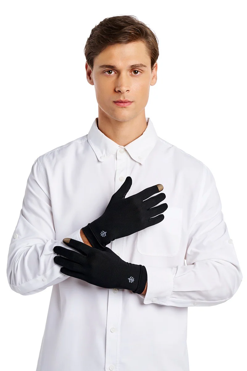Unisex Gannett Full Finger Gloves | Black - Image 4