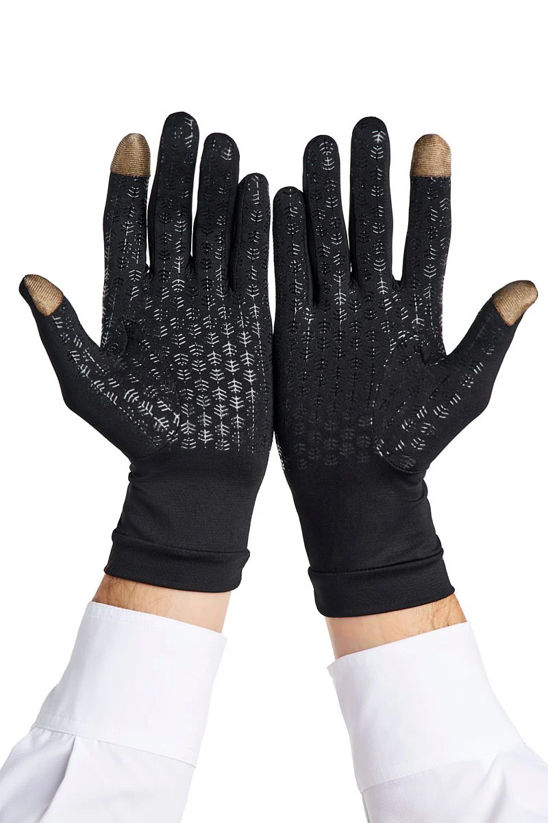 Unisex Gannett Full Finger Gloves | Black - Image 6