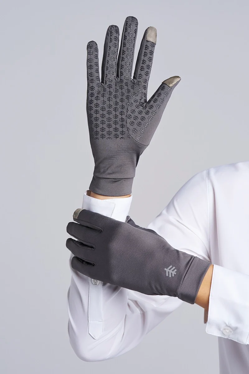 Unisex Gannett Full Finger Gloves | Charcoal - Image 2