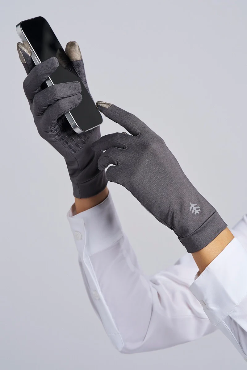 Unisex Gannett Full Finger Gloves | Charcoal - Image 3