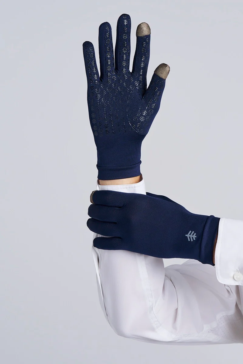 Unisex Gannett Full Finger Gloves | Navy - Image 2