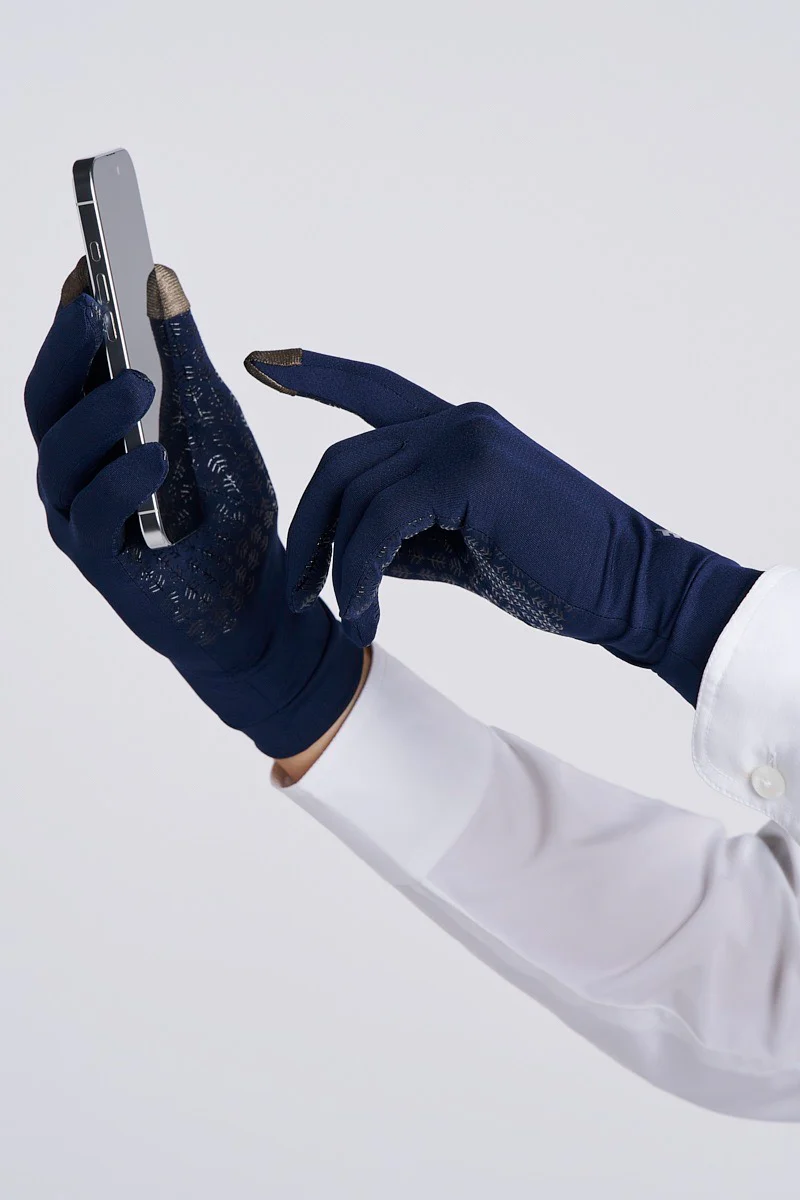 Unisex Gannett Full Finger Gloves | Navy - Image 3