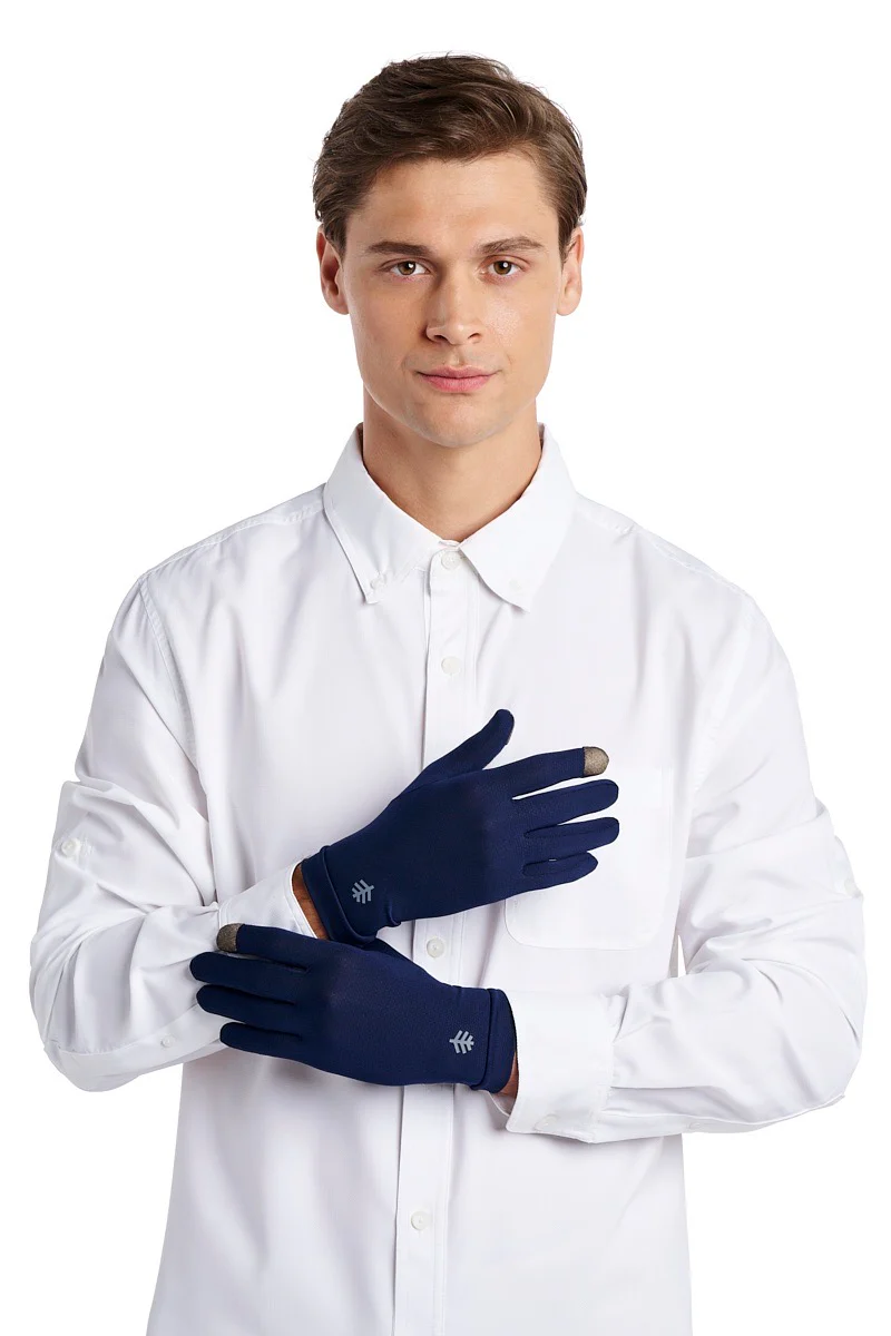 Unisex Gannett Full Finger Gloves | Navy - Image 4