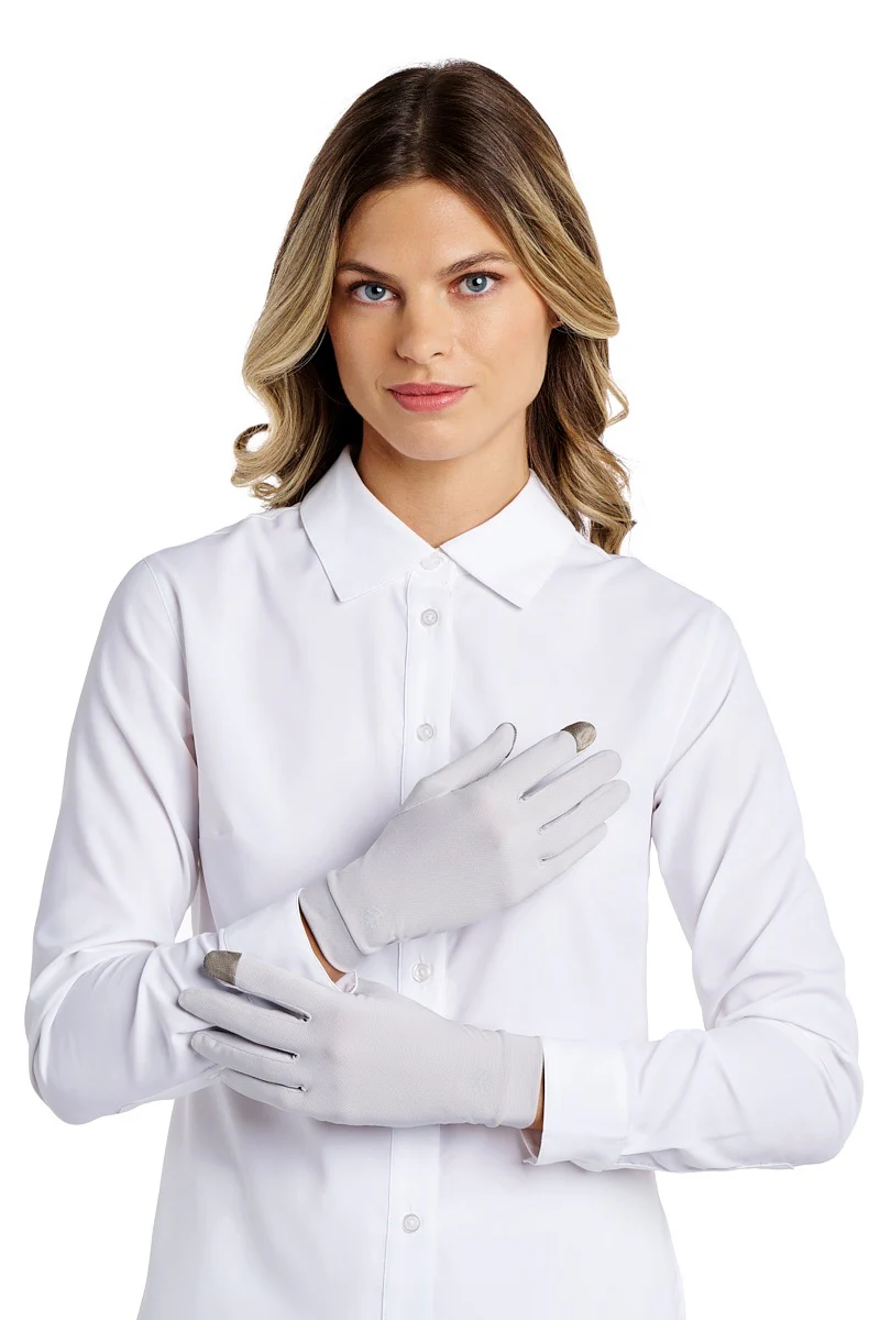 Unisex Gannett Full Finger Gloves | Sleek Grey - Image 4