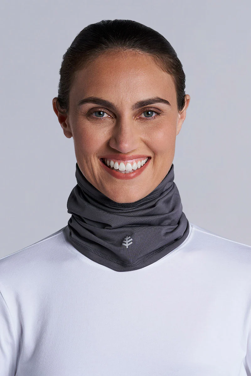 Unisex La Plata UV Neck Gaiter | Charcoal - Image 2