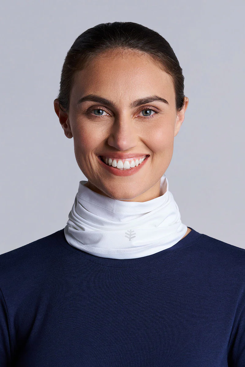 Unisex La Plata UV Neck Gaiter | White - Image 2