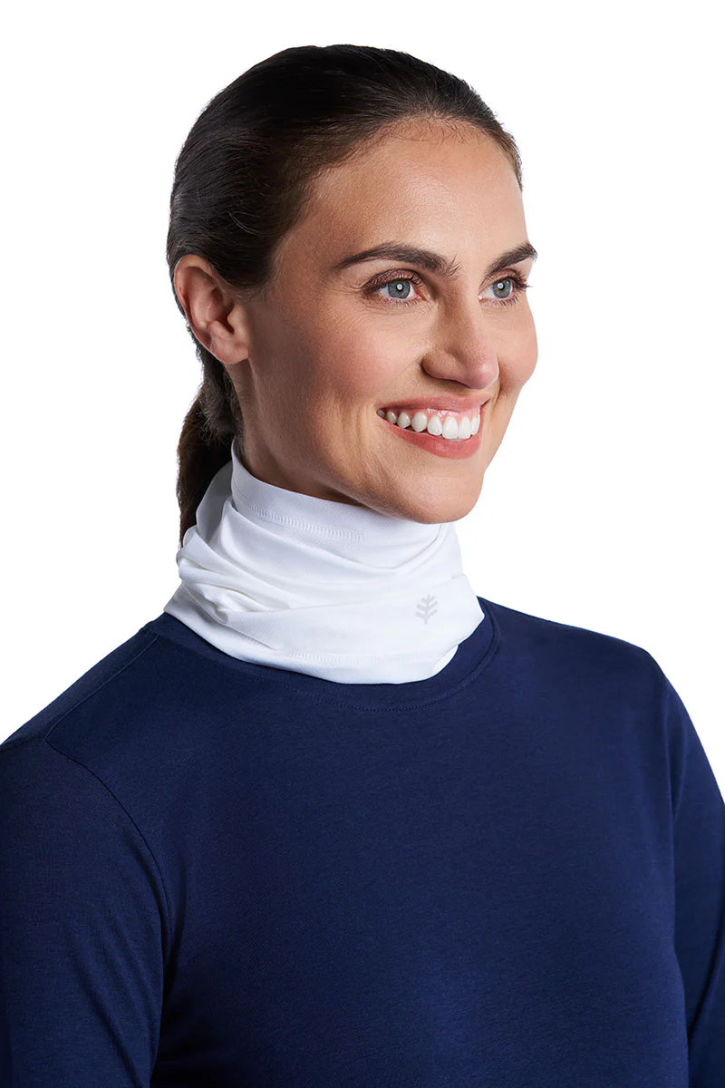 Unisex La Plata UV Neck Gaiter | White - Image 3