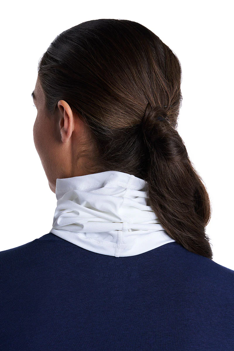 Unisex La Plata UV Neck Gaiter | White - Image 4
