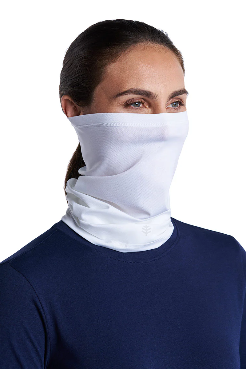 Unisex La Plata UV Neck Gaiter | White - Image 5