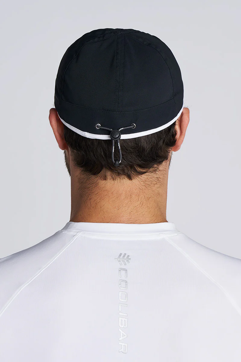 Unisex Lenny Adjustable Sports Cap | Black/White - Image 5