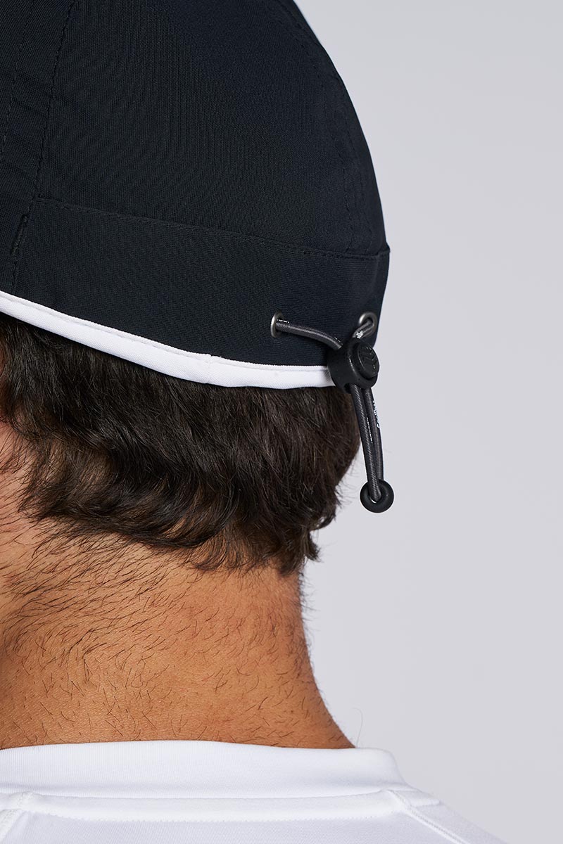Unisex Lenny Adjustable Sports Cap | Black/White - Image 6