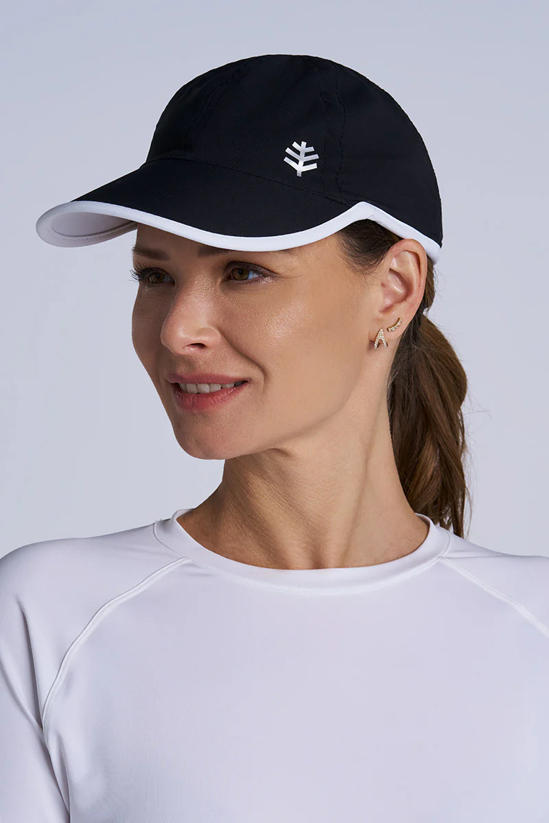 Unisex Lenny Adjustable Sports Cap | Black/White - Image 8