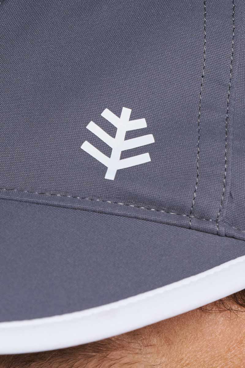 Unisex Lenny Adjustable Sports Cap | Carbon/White - Image 7