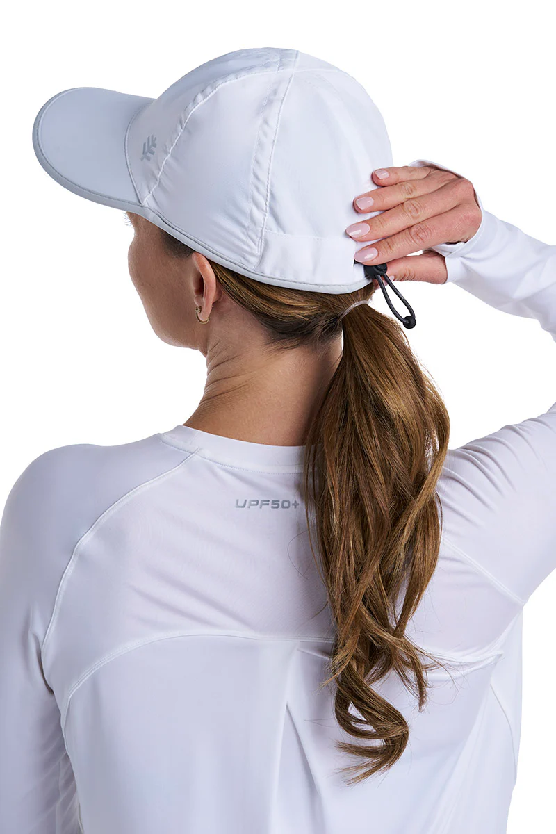 Unisex Lenny Adjustable Sports Cap | White/Silver - Image 10