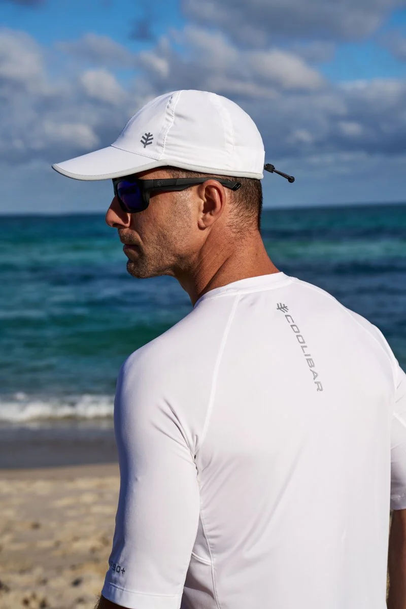 Unisex Lenny Adjustable Sports Cap | White/Silver - Image 2