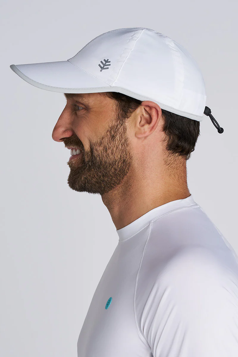 Unisex Lenny Adjustable Sports Cap | White/Silver - Image 4