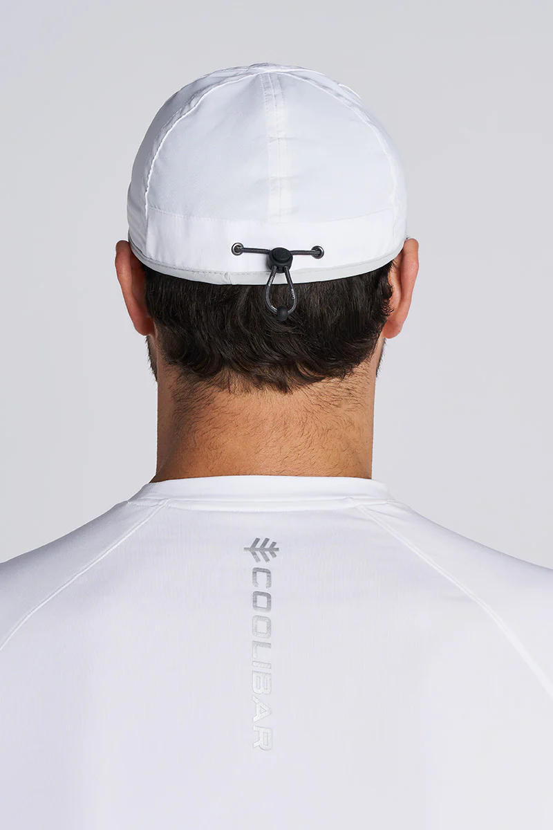 Unisex Lenny Adjustable Sports Cap | White/Silver - Image 5