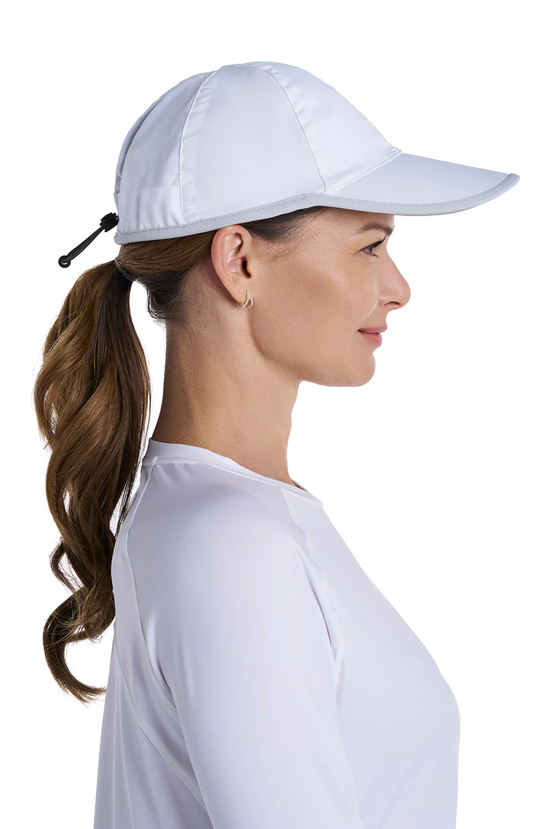Unisex Lenny Adjustable Sports Cap | White/Silver - Image 9