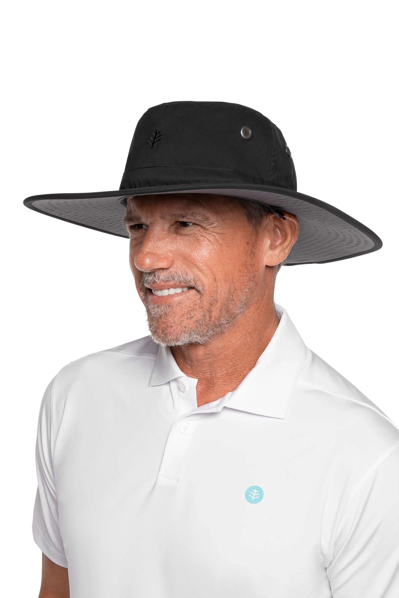 Leo Shapeable Wide Brim Hat | Black - Image 2