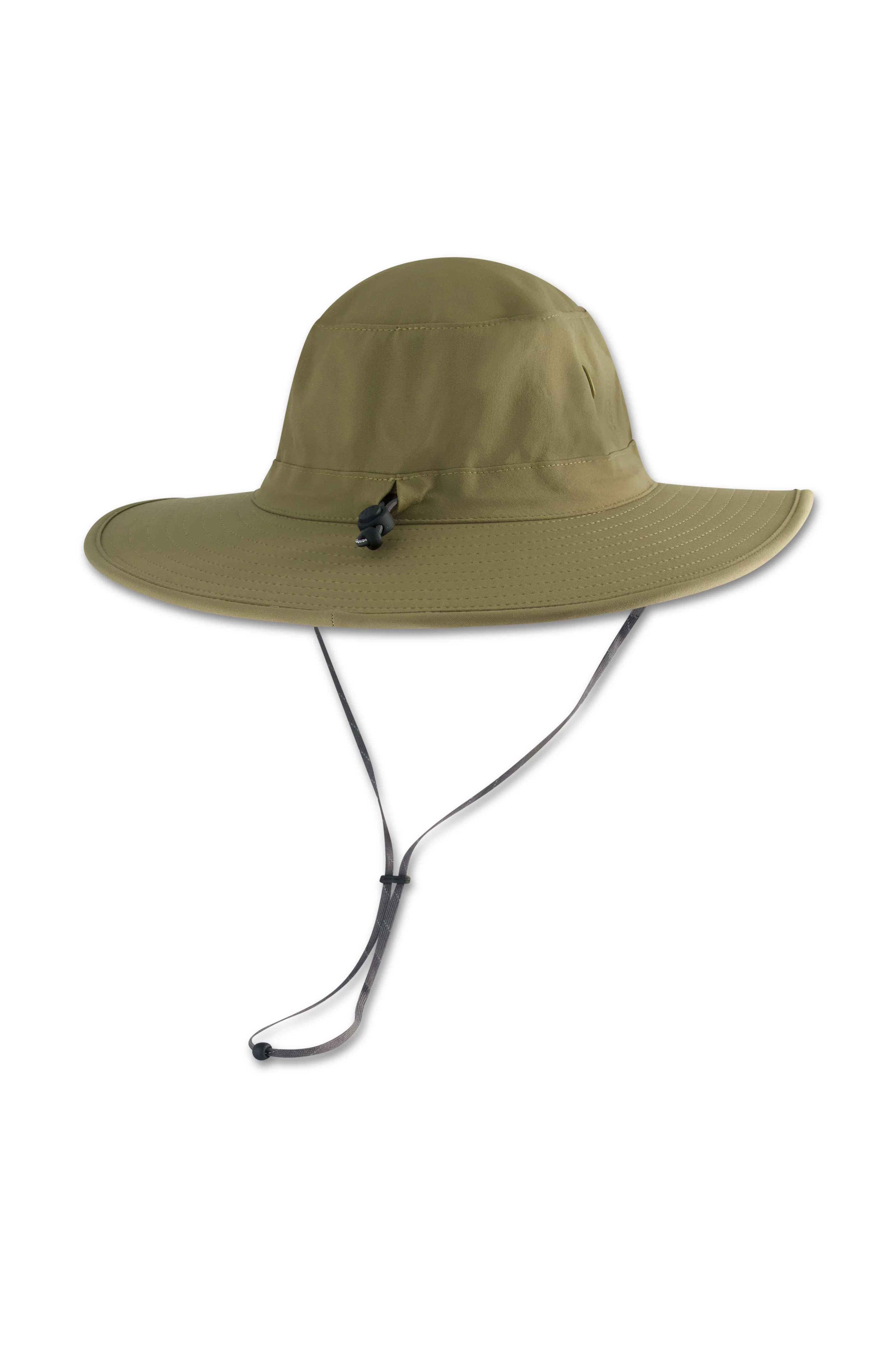 Leo Shapeable Wide Brim Hat | Khaki/Navy - Image 5
