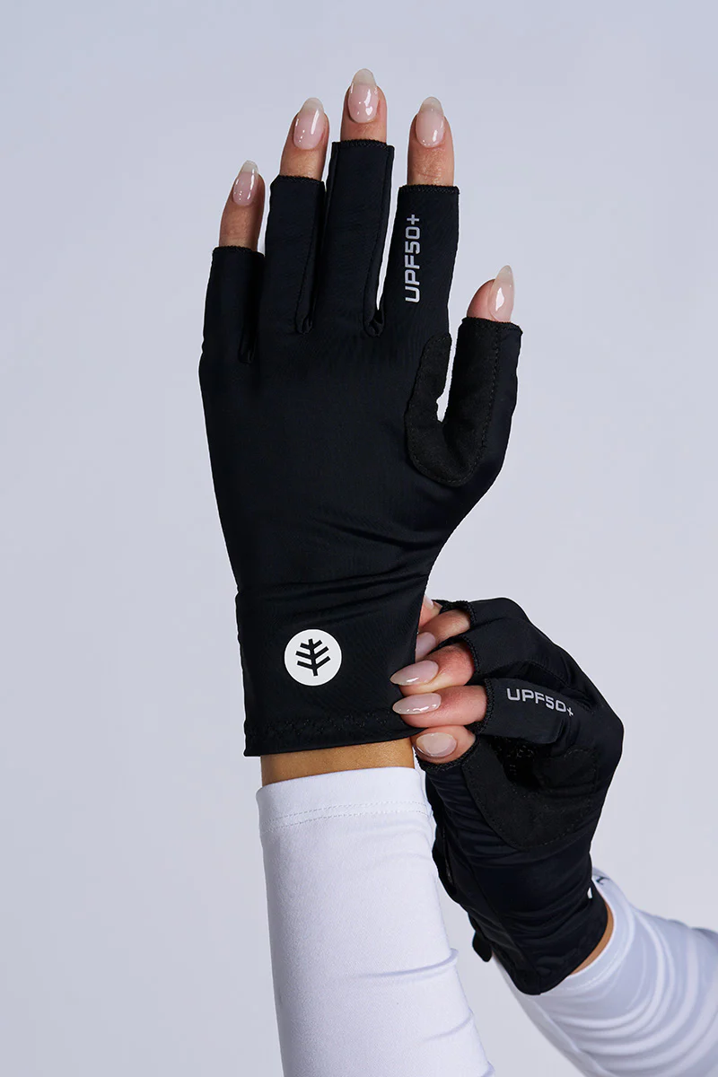 Unisex MaxShield Multi-Sport Fingerless Gloves | Black - Image 2