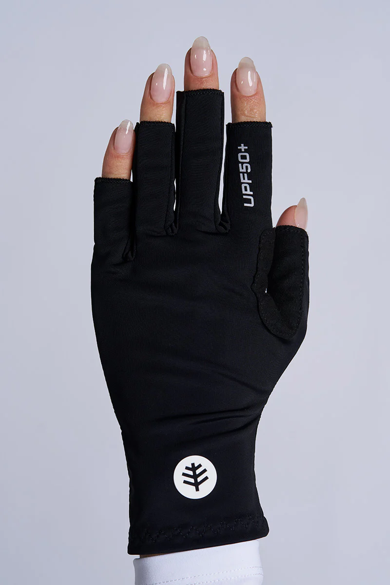 Unisex MaxShield Multi-Sport Fingerless Gloves | Black - Image 4