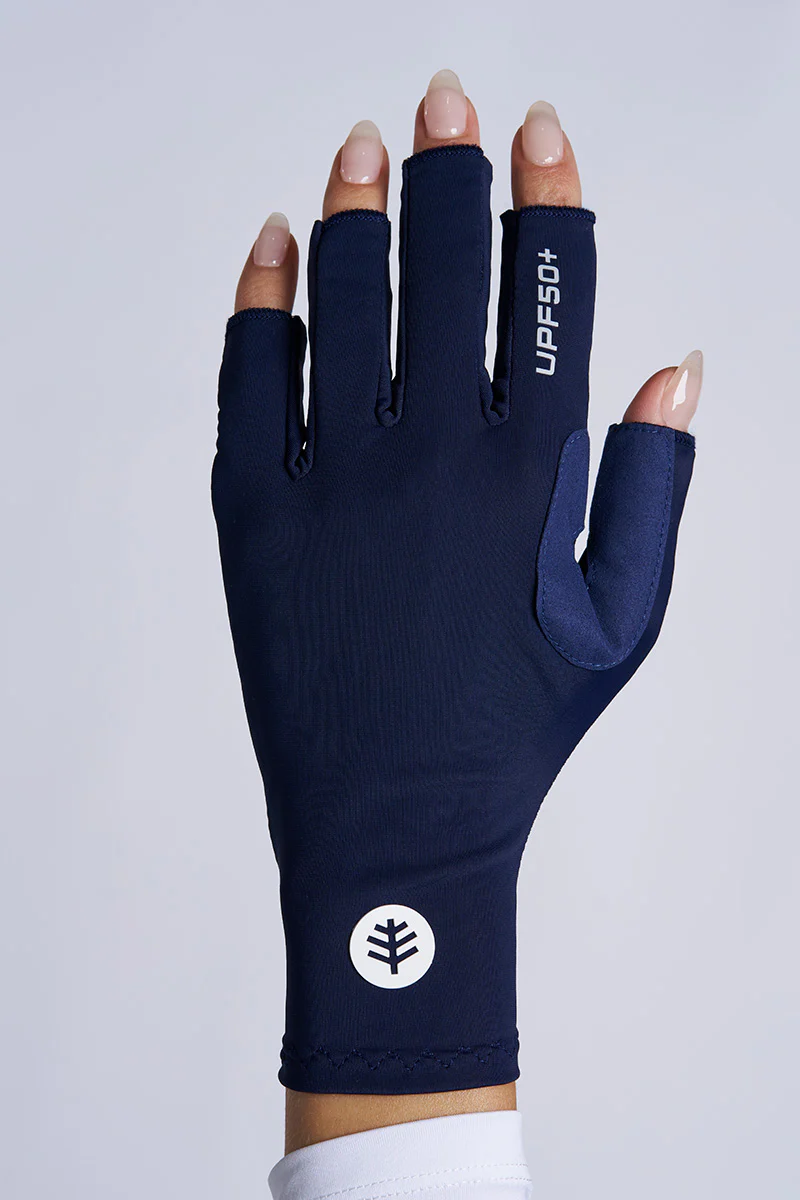 Unisex MaxShield Multi-Sport Fingerless Gloves | Navy - Image 3