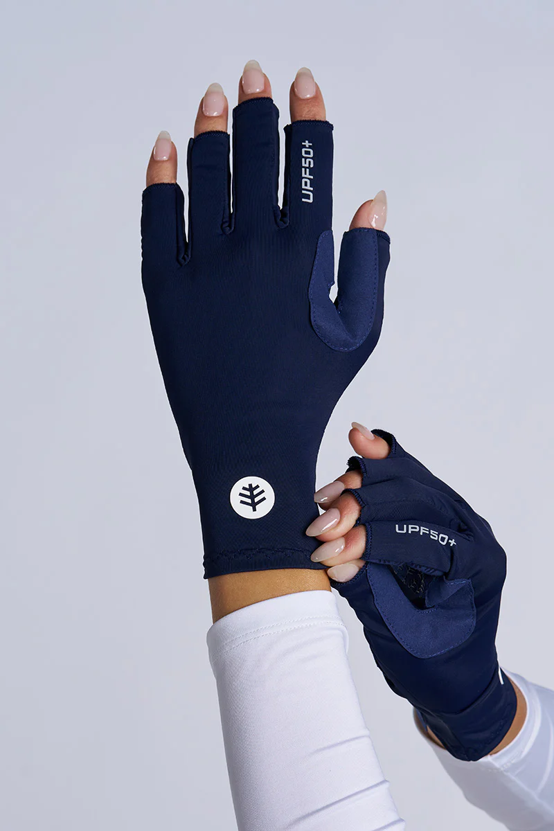 Unisex MaxShield Multi-Sport Fingerless Gloves | Navy - Image 4